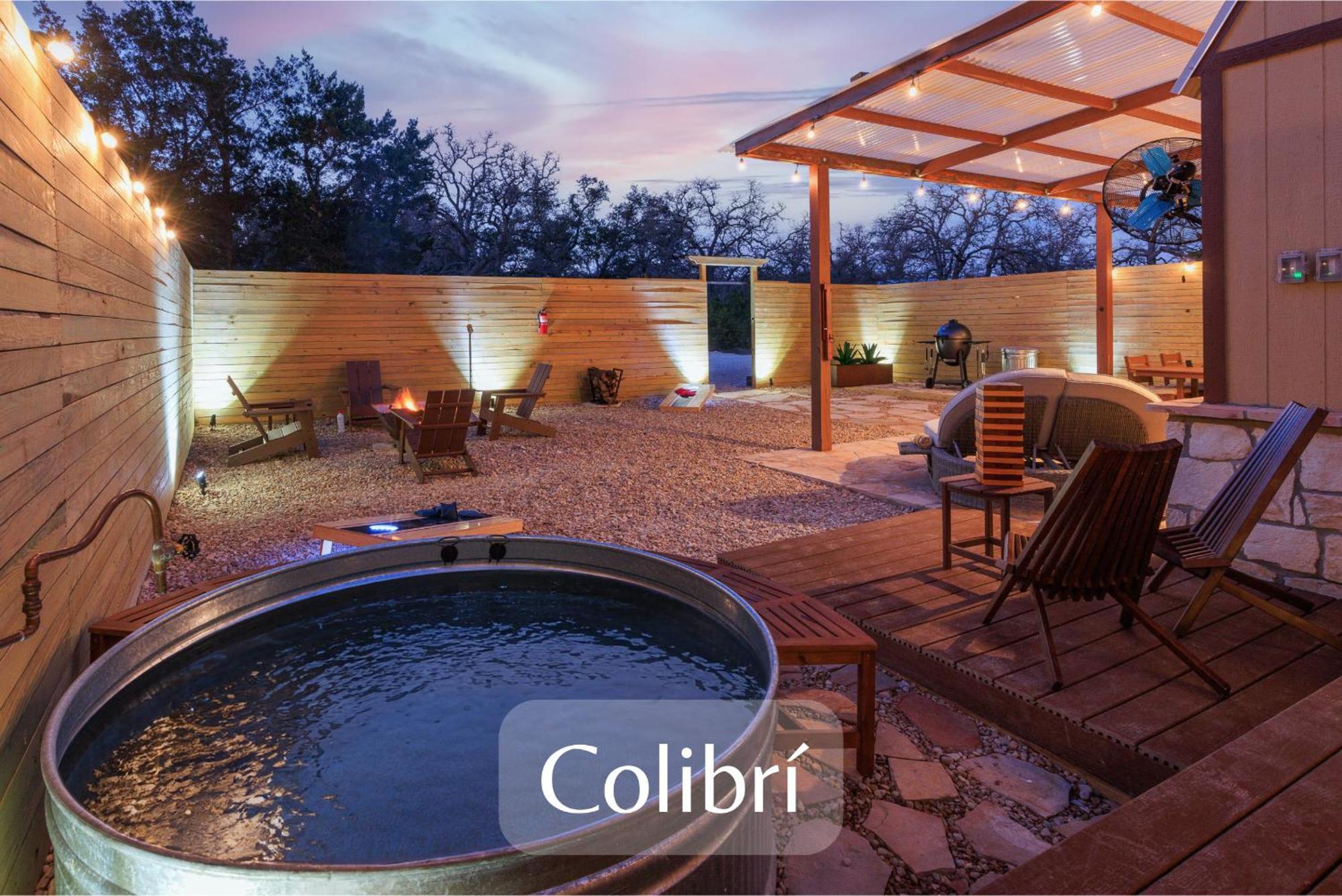 Romantic Luxury Retreat Hot Cold Pool & Sauna Wimberley Esterno foto